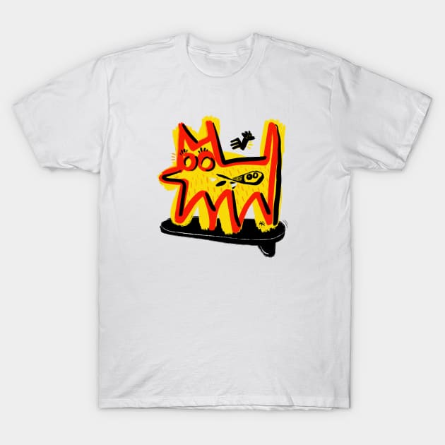 dog T-Shirt by Angel Rivas